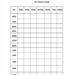 Hourly Schedule Examples 6 Samples In PDF DOC Google Docs