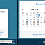 How To Restore The Old Clock Calendar And Battery On The Windows 10