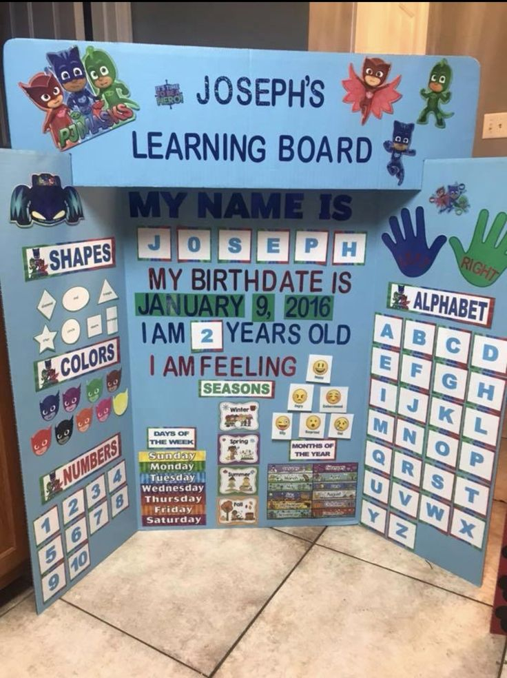 Learning Board For Toddlers Toddler Homeschool Toddler Learning 