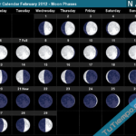 Lunar Calendar February 2012 Moon Phases