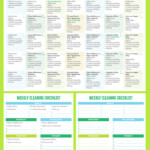 Maintain A Clean Home Printable Cleaning Schedule Printable Crush