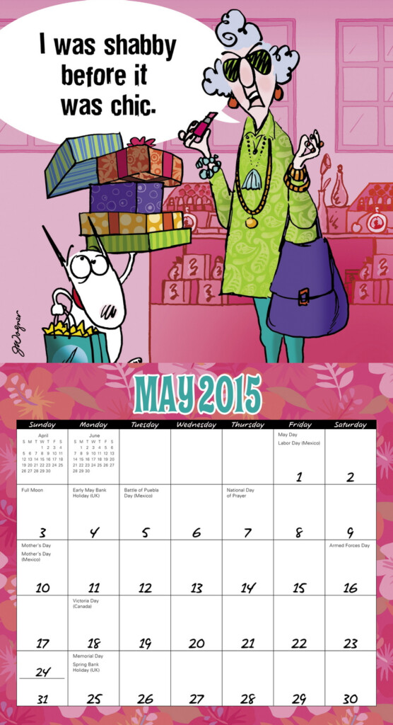 Maxine Mini Wall Calendar 2015 833868 Womens Humor Humorous Funny