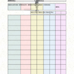 Medication Schedule Chart Crown Medical Center Printable Pdf Download