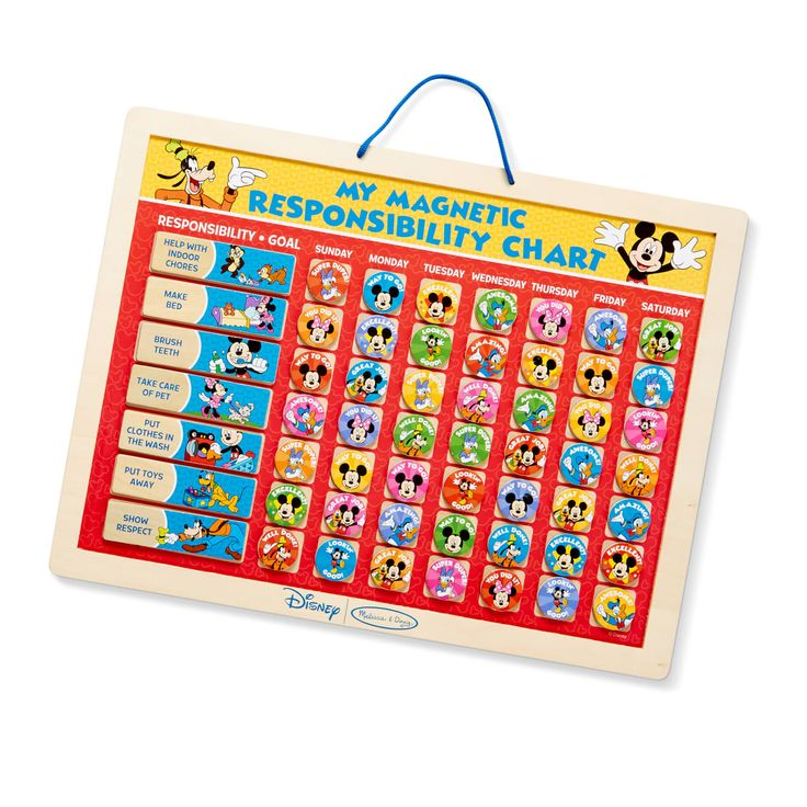 Mickey Mouse My Magnetic Responsibility Chart In 2022 Disney Mickey 