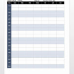 Microsoft Word Schedule Template Beautiful Free Work Schedule Templates
