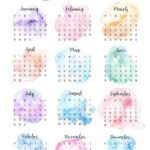 My Handmade Watercolor Patterns And Textures Turned Into Monthly