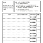 Pomodoro Worksheet Pomodoro Method Study Methods Pomodoro Technique