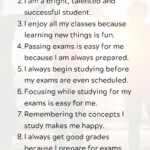 Positive Affirmations For Students Positive Affirmations For Kids