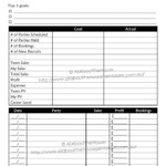 Printable Direct Sales Planner EDITABLE Direct Sales Planner Daily