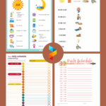 Printable Kids Daily Routine Schedule In 2021 Daily Routine Schedule