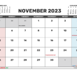 Printable November 2023 Calendar Free 12 Templates