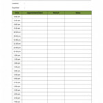 Sample Appointment Book Template Free Word Templates