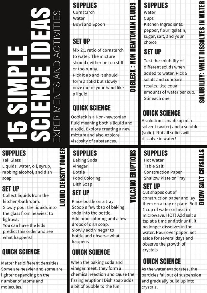 Science Experiments And STEM Activities For Kids