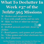 September Declutter Calendar 15 Minute Daily Missions For Month
