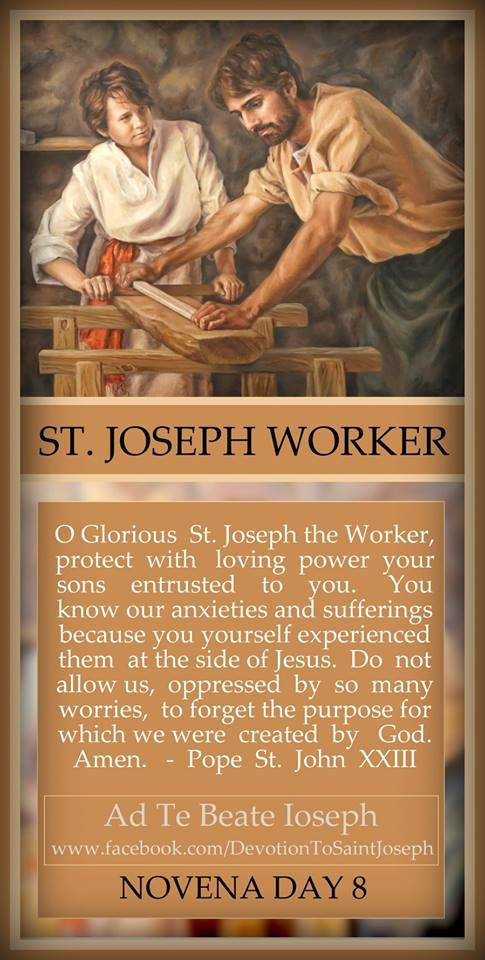 St Joseph The Worker St Joseph Prayer Catholic Prayers Daily 