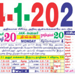 Tamil Calendar January 2021 2021