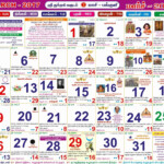 Tamil Daily Calendar 2019 Qualads