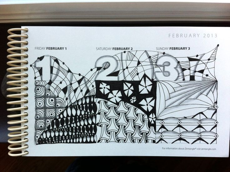 Zentangle Daily Calendar
