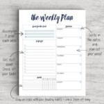 Teacher Daily Planner Template Weekplanner