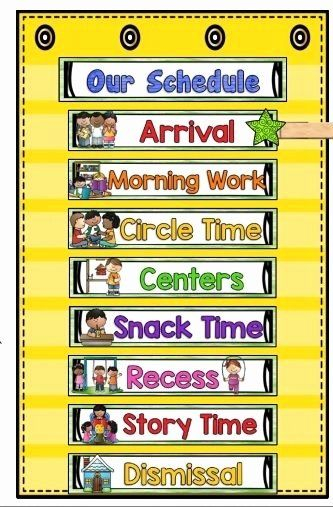 Teacher Daily Schedule Template Awesome The Perfect First Calendar For