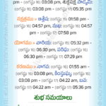 Telangana Panchangam August 16 2023 Telugu Calendar Daily