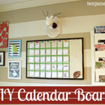 Ten June DIY Erasable Calendar Board