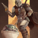 The Mandalorian By JenniferTehArt Star Wars Art Star Wars Background