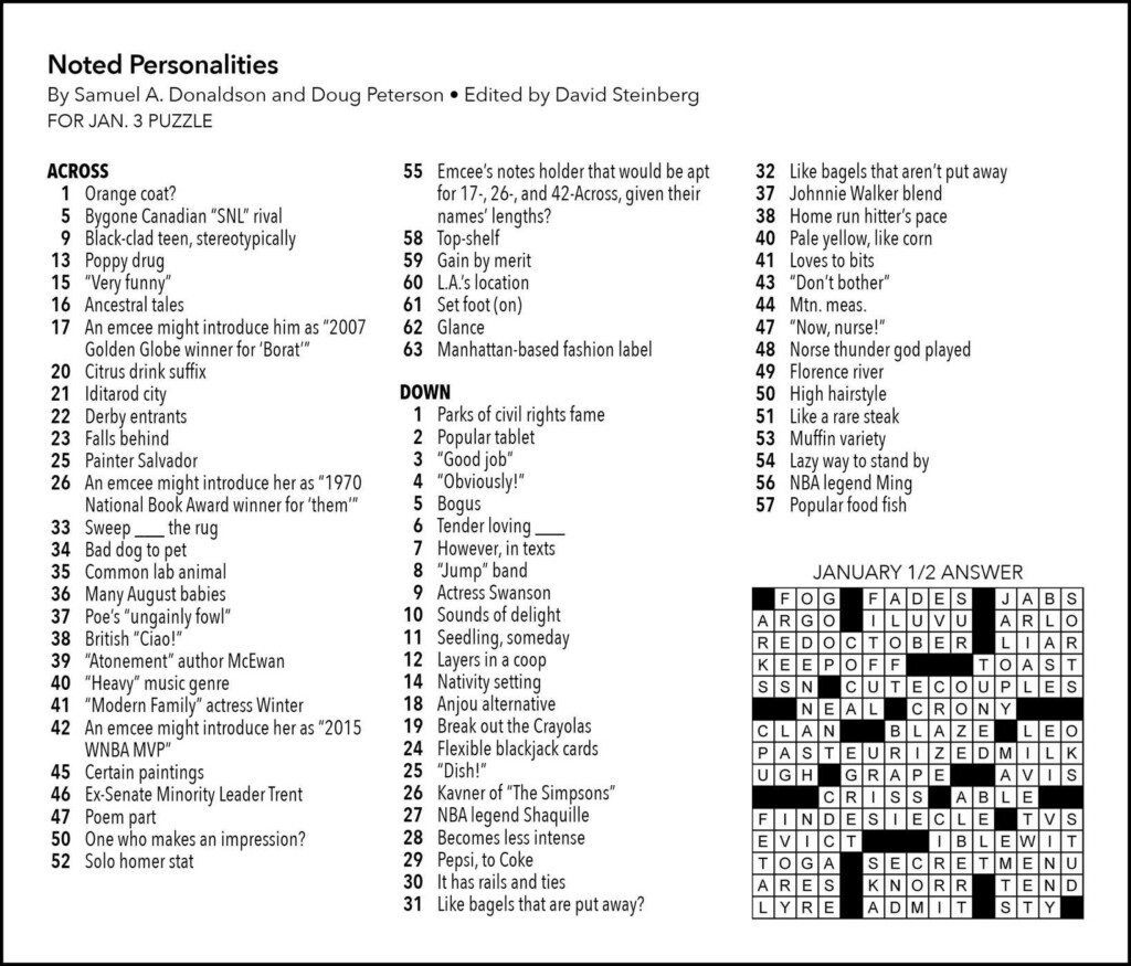 The Puzzle Society Crosswords 2022 Day to Day Calendar Book Summary 