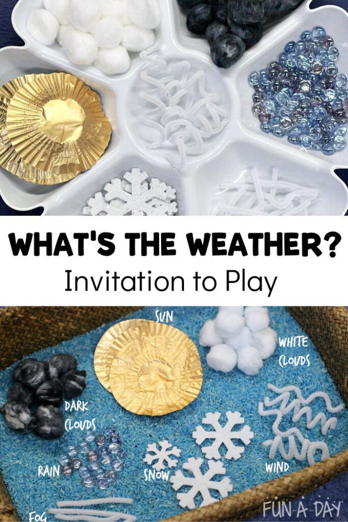 This Sensory Bin Needs To Be Part Of Your Preschool Weather Activities 