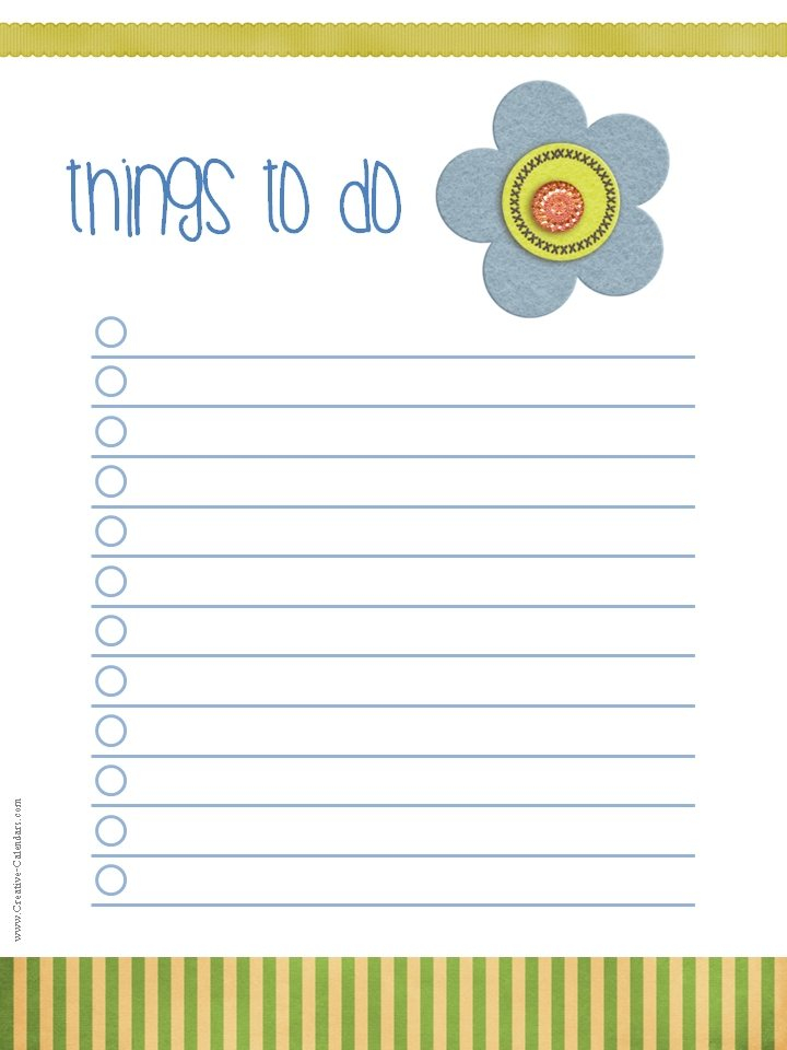 To Do List Template