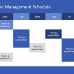 Week Schedule PowerPoint Template SlideModel