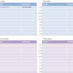 Weekly Appointment Calendar Weekly Appointment Calendar Template
