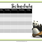 Weekly Planner For Boys