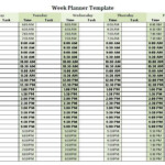 Weekly Schedule Template Half Hour How Weekly Schedule Template Half