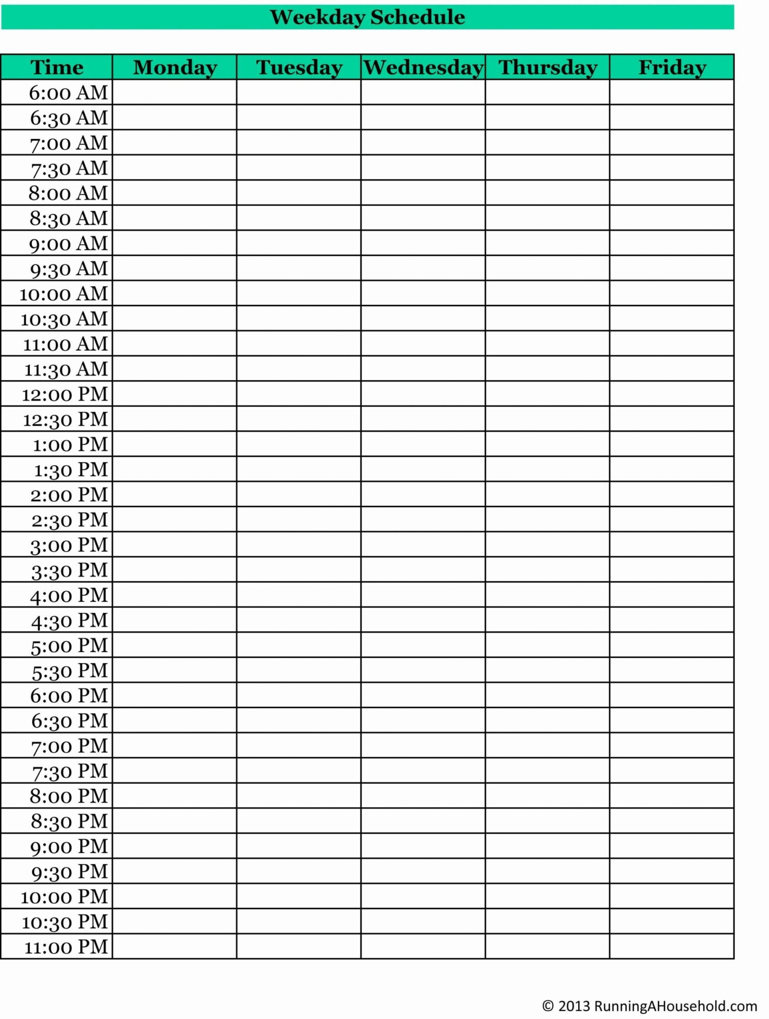 15 Minute Increment Fillable Timesheet Best Calendar Example ...