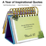 2021 Custom Printing 365 Day A Page Creative Mini Daily Desk Calendar