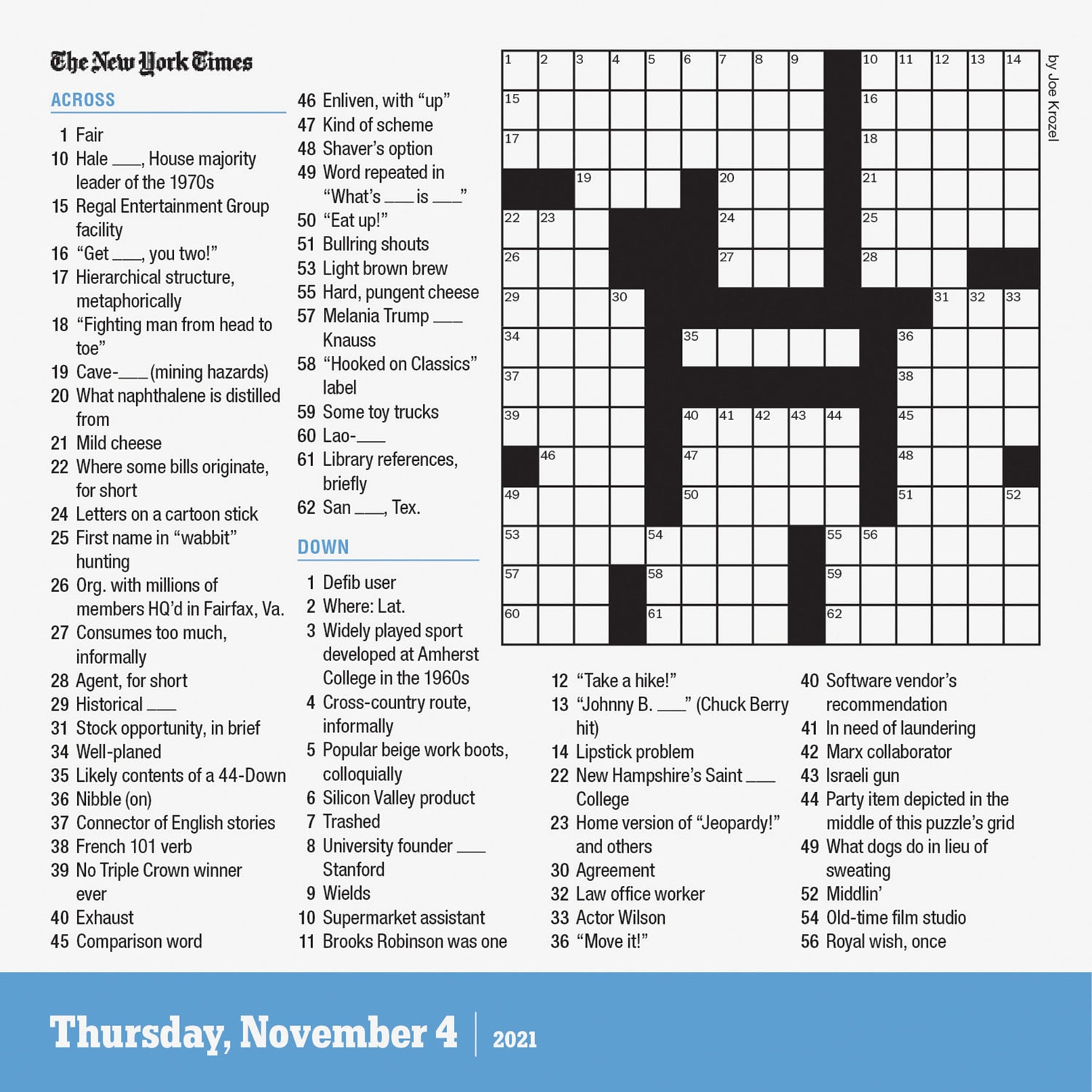 2021 New York Times Daily Crossword Puzzle Calendar 1 Review 5