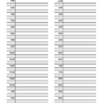 2022 Calendar Daily Printable Blank Calendar