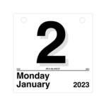 2023 AT A GLANCE Today Is 6 X 6 Daily Wall Calendar Refill White