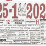 25 01 2021 Daily Calendar Date 25 January Daily Tear Off Calendar