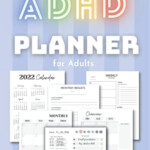 ADHD Planner For Adults Detailed Daily Planner With Weekly Monthly