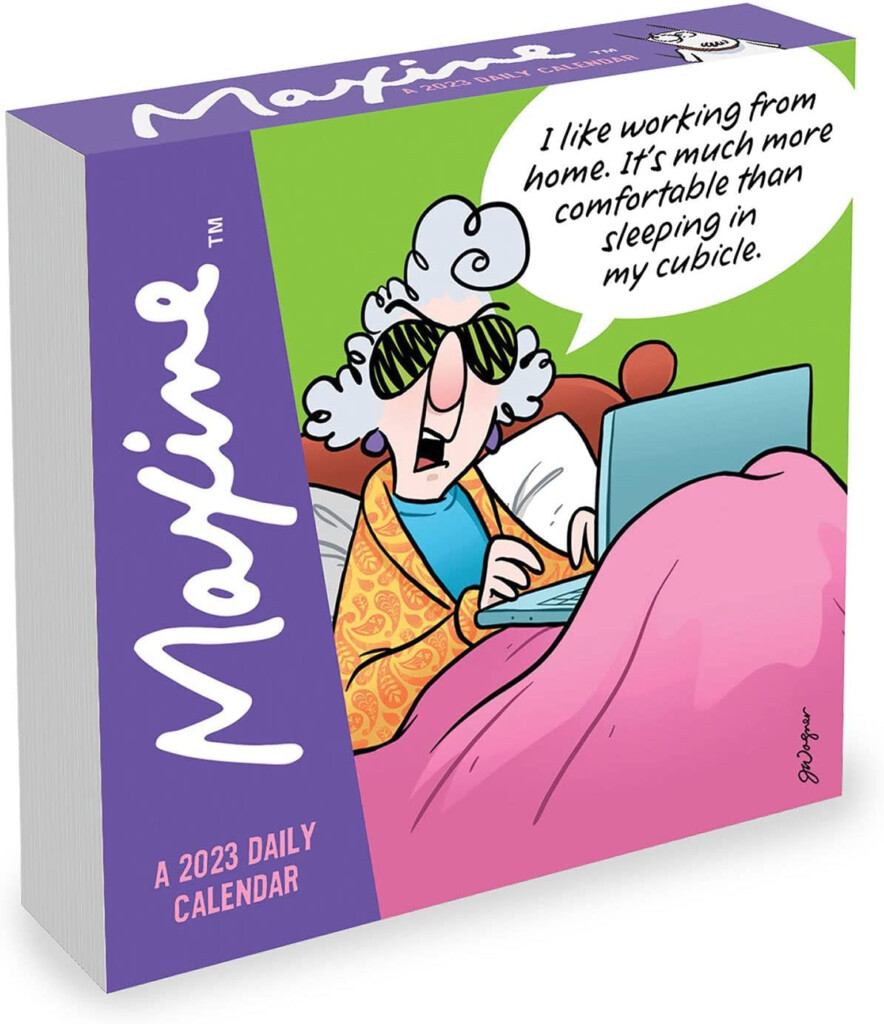 Amazon 2023 Maxine Year In A Box 365 Page A DAY Daily Desk 