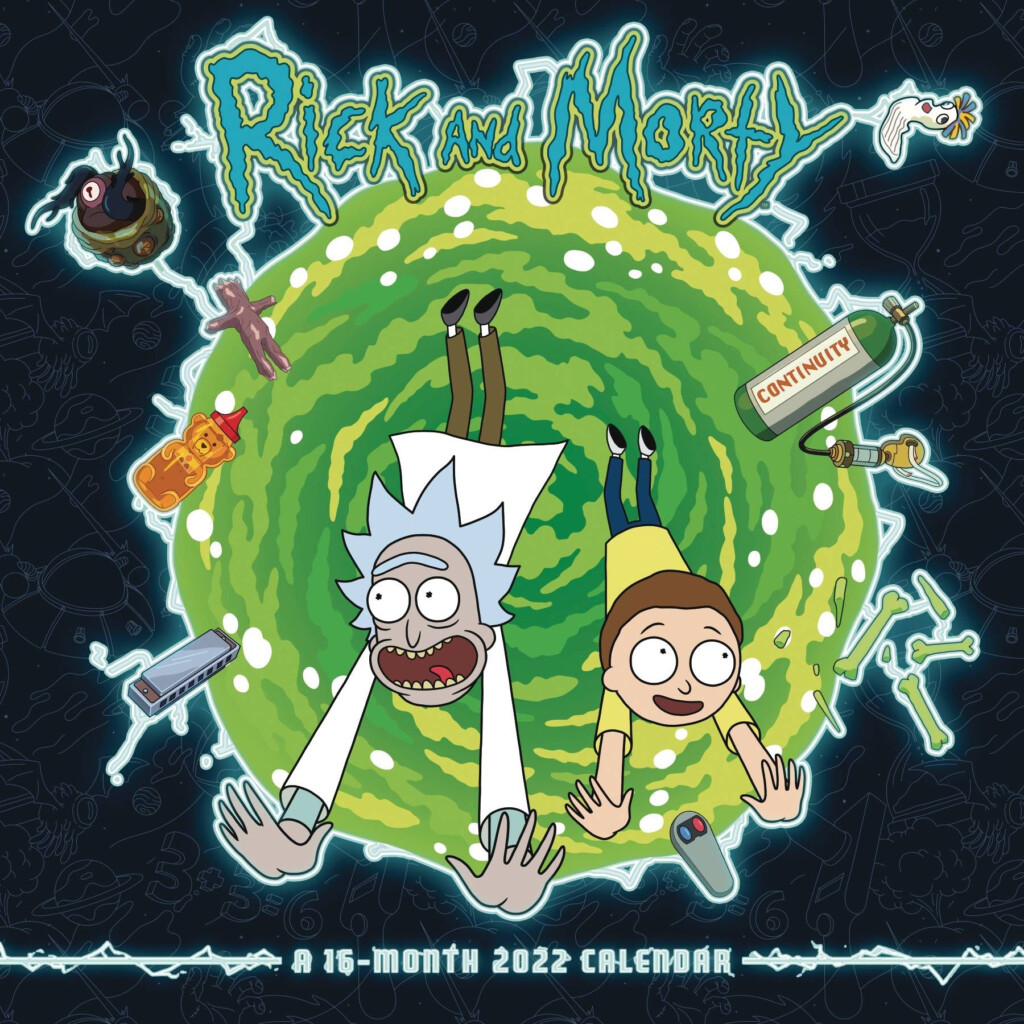 Apr211991 Rick And Morty 2022 Wall Calendar Previews World D0E In 