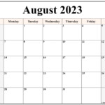 August Calendar Cute Free Printable August 2022 Calendar Designs Free