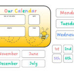 Bee Themed Daily Calendar Teaching Resources