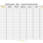 Blank Weekly Am pm Schedule Template Weekly Calendar Template Blank