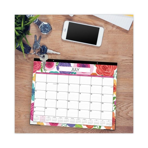 Blue Sky Mahalo Monthly Academic Calendar Desk Pad 2022 To 2023 Calendar