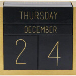 Buy Juegoal Wooden Perpetual Calendar Wooden Block Daily Calendar