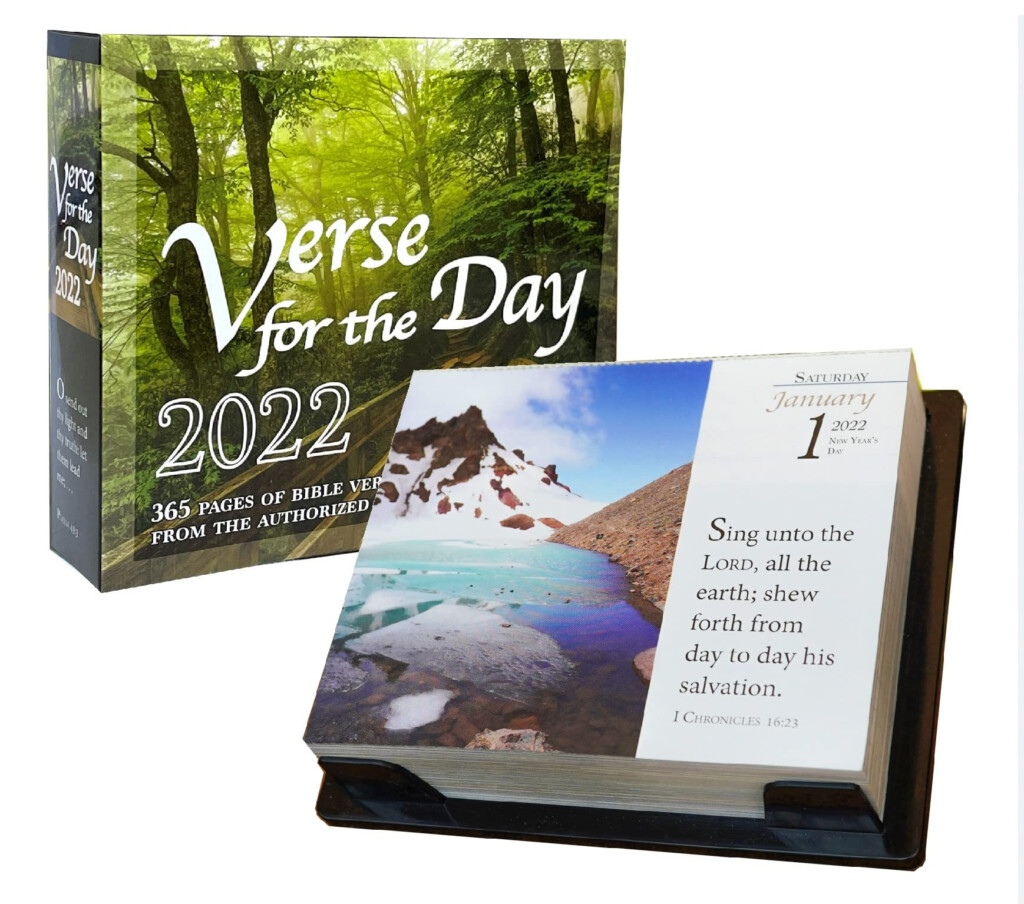 Buy Verse For The Day Calendar 2022 Daily Bible Calendar With KJV 