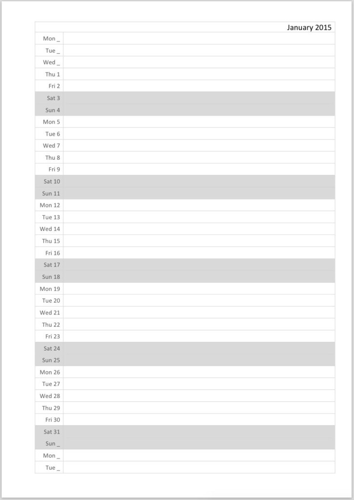 Daily Appt Calendar With Holidays - DailyCalendars.net